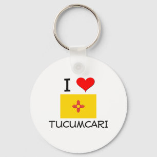 I Love Tucumcari New Mexico Keychain