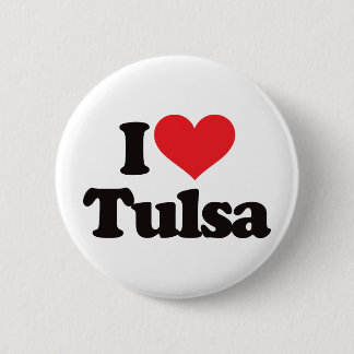 I Love Tulsa Button