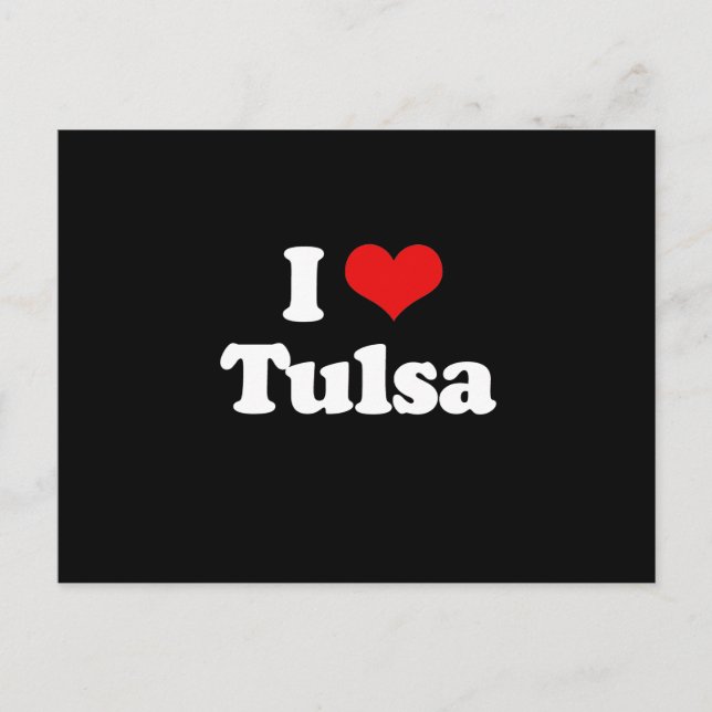 I LOVE TULSA POSTCARD (Front)