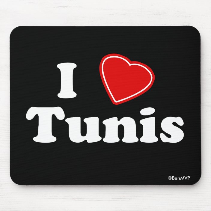 I Love Tunis Mousepad