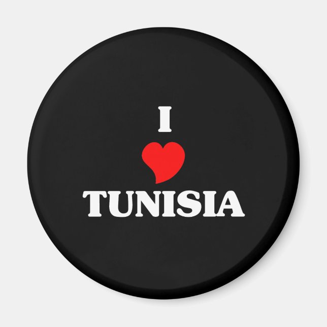 I Love Tunisia Magnet (Front)