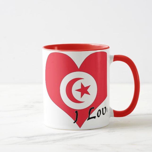 I love Tunisia Mug (Right)