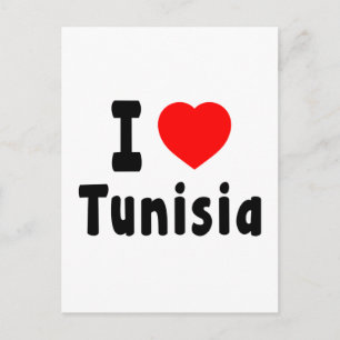 I Love Tunisia. Postcard
