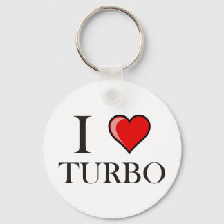 I Love Turbo Keychain