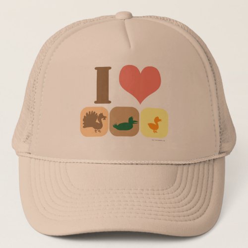 I Love Turducken Trucker Hat