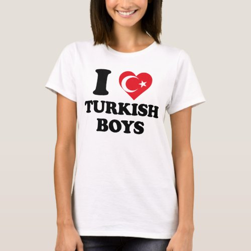 I love Turkish Boys T_Shirt