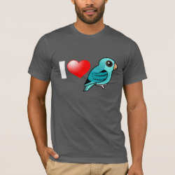 I Love Turquoise Linnies Men's Basic American Apparel T-Shirt