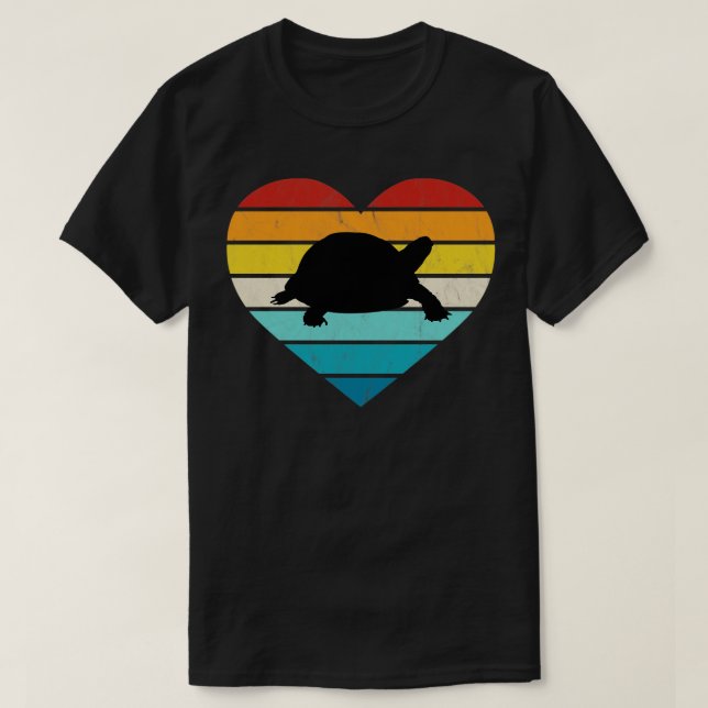 I Love Turtle In The Sea Aquarium Ocean T-Shirt (Design Front)