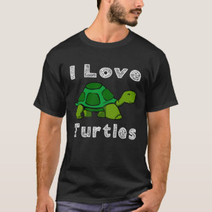 I Love Turtles Tortoise Reptile Zoo Sea Turtle Oce T-Shirt