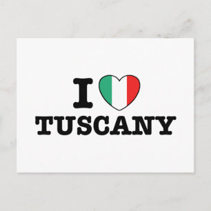 I Love Tuscany Postcard