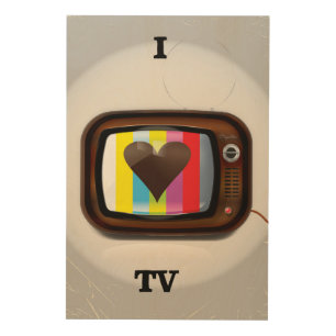I love Tv cartoon poster