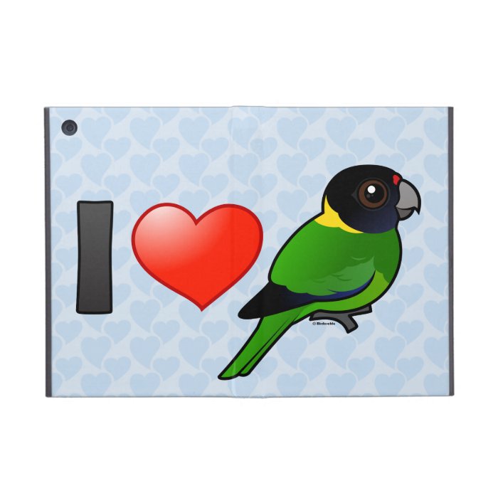 I Love Twenty eight Parrots Case For iPad Mini