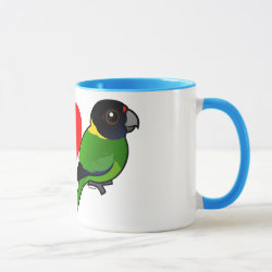 I Love Twenty-eight Parrots Combo Mug