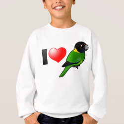 I Love Twenty-eight Parrots Kids' Hanes ComfortBlend® Sweatshirt
