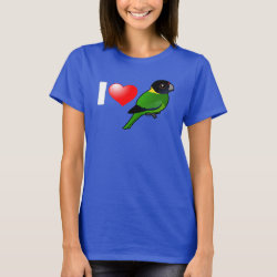 I Love Twenty-eight Parrots Women's Basic T-Shirt
