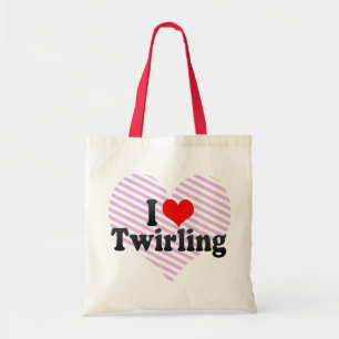 I Love Twirling Tote Bag