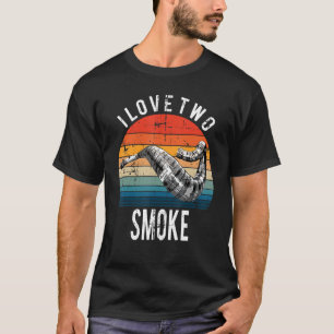 I Love Two Smoke Two Stroke for Motocross or Racin T-Shirt