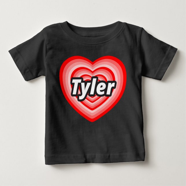 I love Tyler Baby T-Shirt (Front)