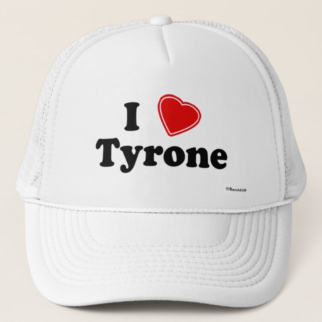 I Love Tyrone Trucker Hat (Front)