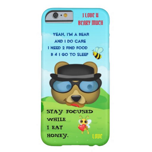 I Love U Beary Much iPhone / iPad case