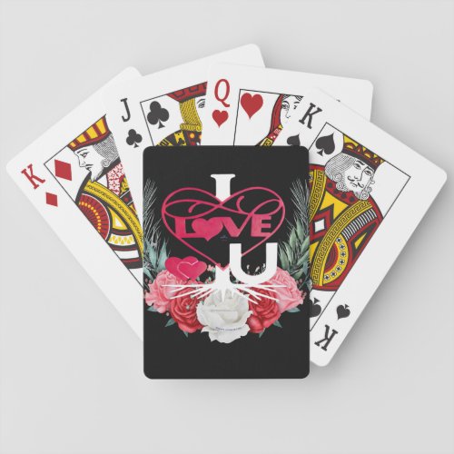 I LOVE U Classic Playing Cards