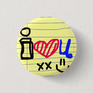 i love u doodle button