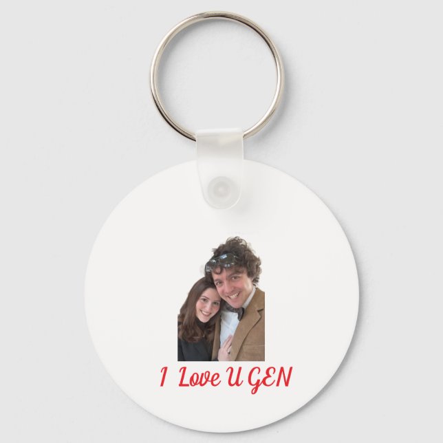 I Love U Gen Keychain (Front)