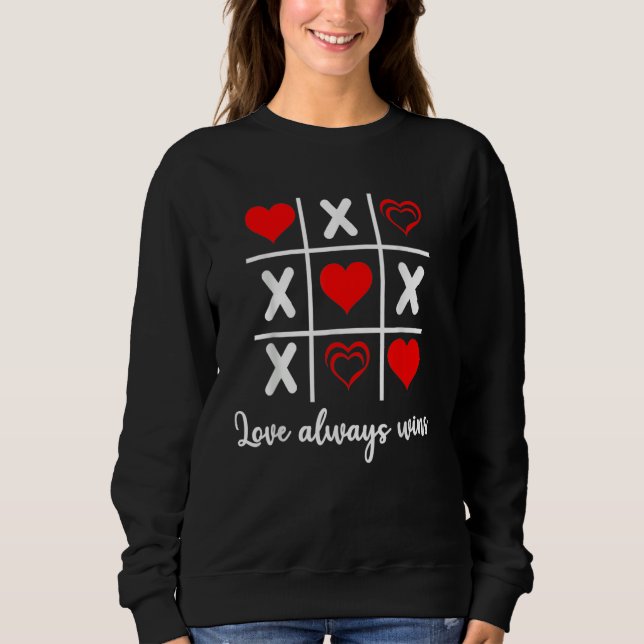 I Love U Heart Couple Matching Valentines Day Xoxo Sweatshirt (Front)