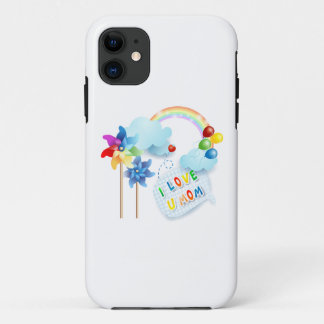 I love U mom iPhone 11 Case