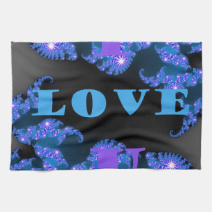I Love U.png Towel