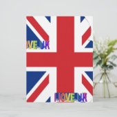 I Love UK Art Print (Standing Front)