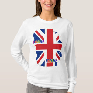 I Love UK Art Print T-Shirt