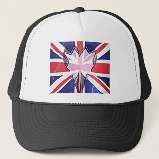 "I Love UK" Art Print Trucker Hat