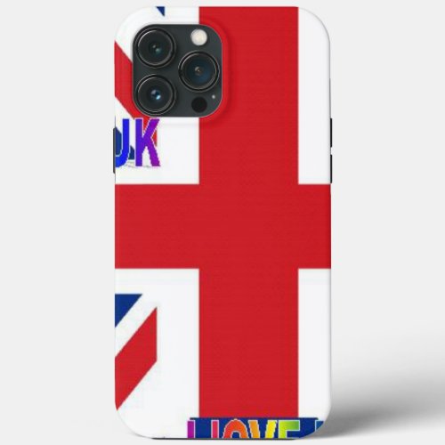 I LOVE UK iPhone 13 PRO MAX CASE