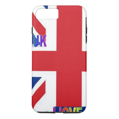 I LOVE UK iPhone 8 PLUS7 PLUS CASE