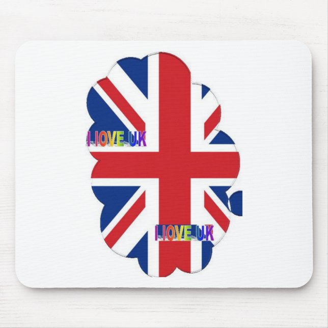 I LOVE UK MOUSE PAD (Front)
