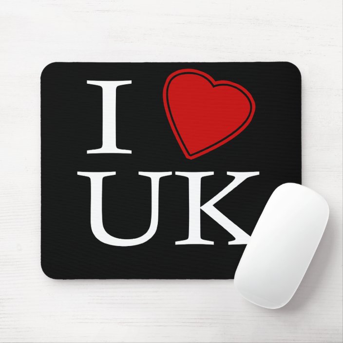 I Love UK Mousepad