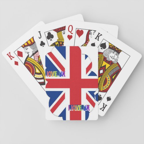 I LOVE UK PLAYING CARDS