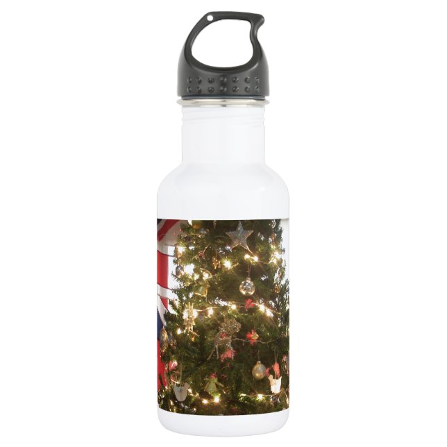 I Love UK Stainless Steel Water Bottle (Front)