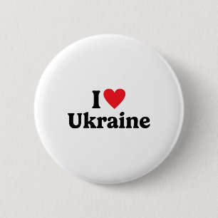 I Love Ukraine 1 Button
