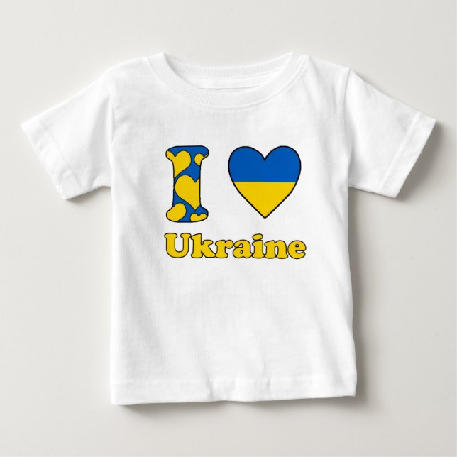 I love Ukraine Baby T-Shirt (Front)