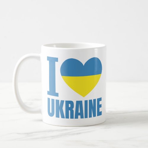 I Love Ukraine Coffee Mug