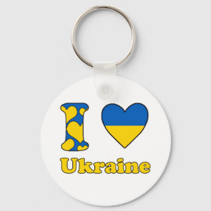 I love Ukraine Keychain