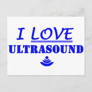 I Love Ultrasound! Postcard