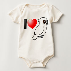 I Love Umbrella Cockatoos Infant Organic Creeper