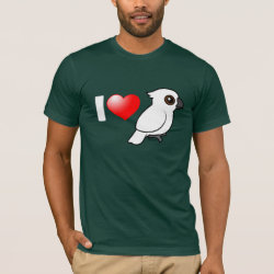 I Love Umbrella Cockatoos Men's Basic American Apparel T-Shirt