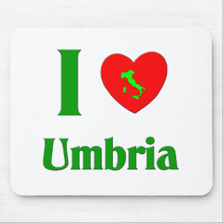 I Love Umbria Italy Mouse Pad