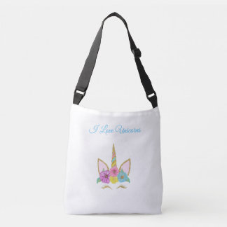 I Love Unicorn Crossbody Bag, Kids Diaper Bag
