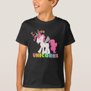 I LOVE UNICORNS SHIRT! Child Cute Unicorn Shirt! T-Shirt
