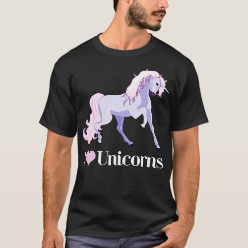 I Love Unicorns T_Shirt